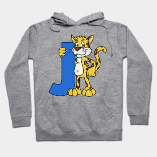 Letter J with Jaguar Hoodie